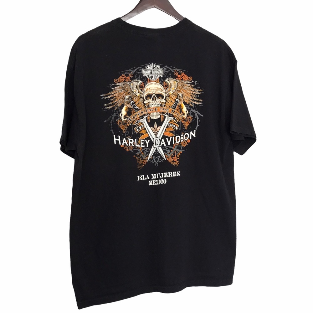 Harley Davidson Isla Mujeres Mexico Tshirt